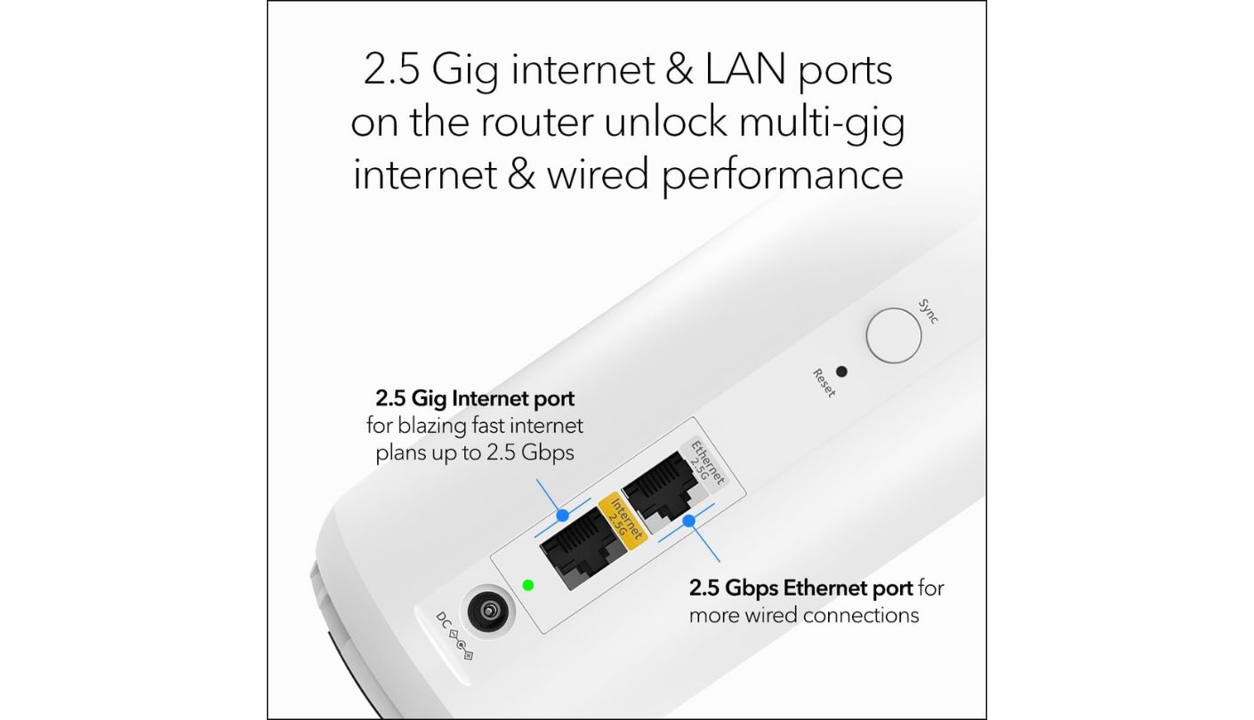 NETGEAR Orbi 370 RBE373 3-Pack mesh router for multiple floors