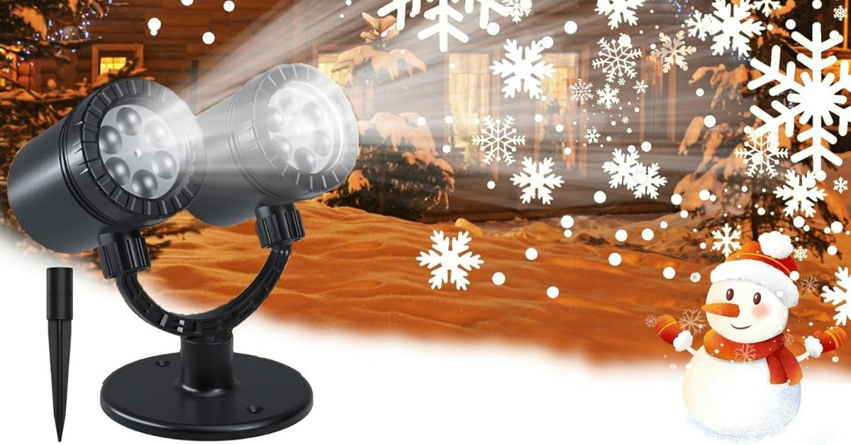 Christmas Snowflake LED Light Projector ‎CHICLEW