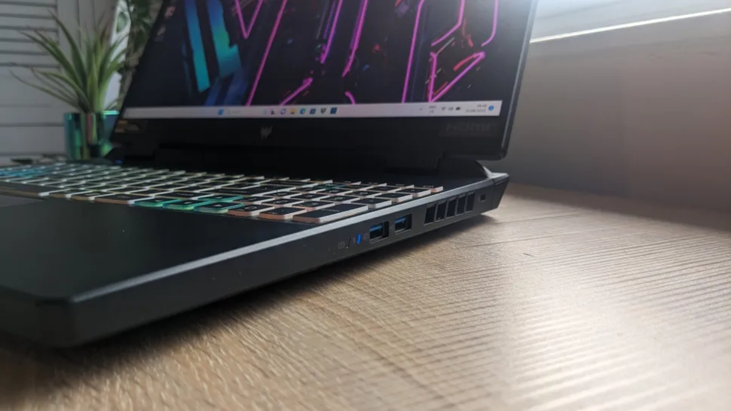 Acer Predator Helios Neo 16 laptop for Adobe Premiere under 1500