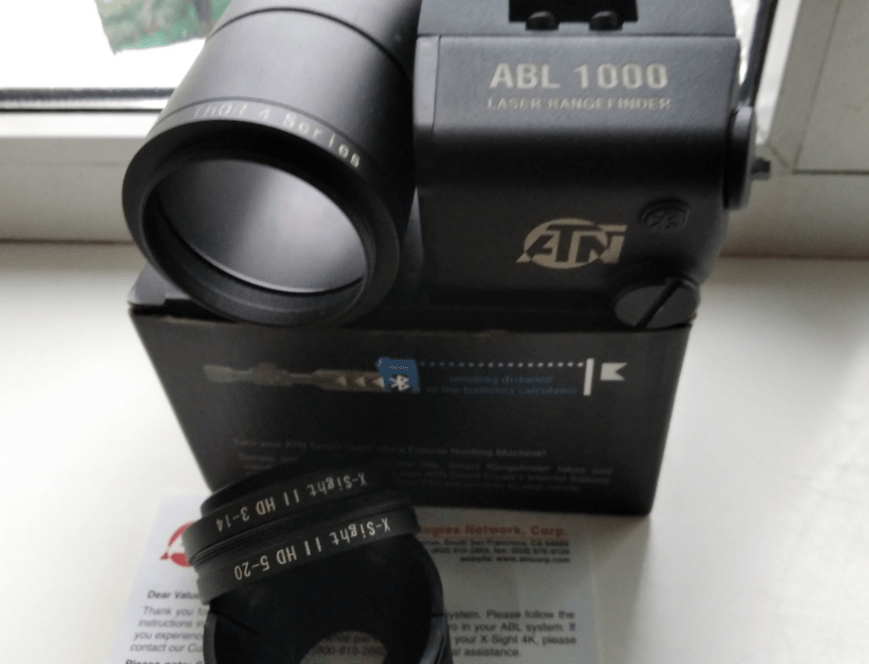 ATN Auxiliary Ballistic Laser waterproof Rangefinder