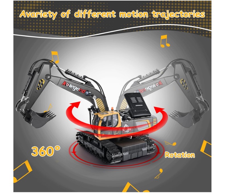  kolegend remote control excavator