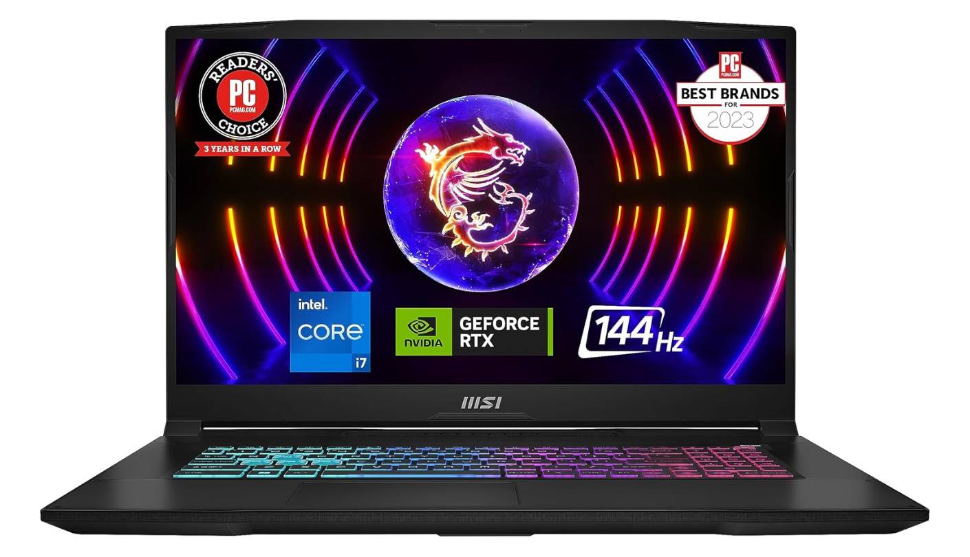 MSI Katana 17 B13VFK laptop multiple apps