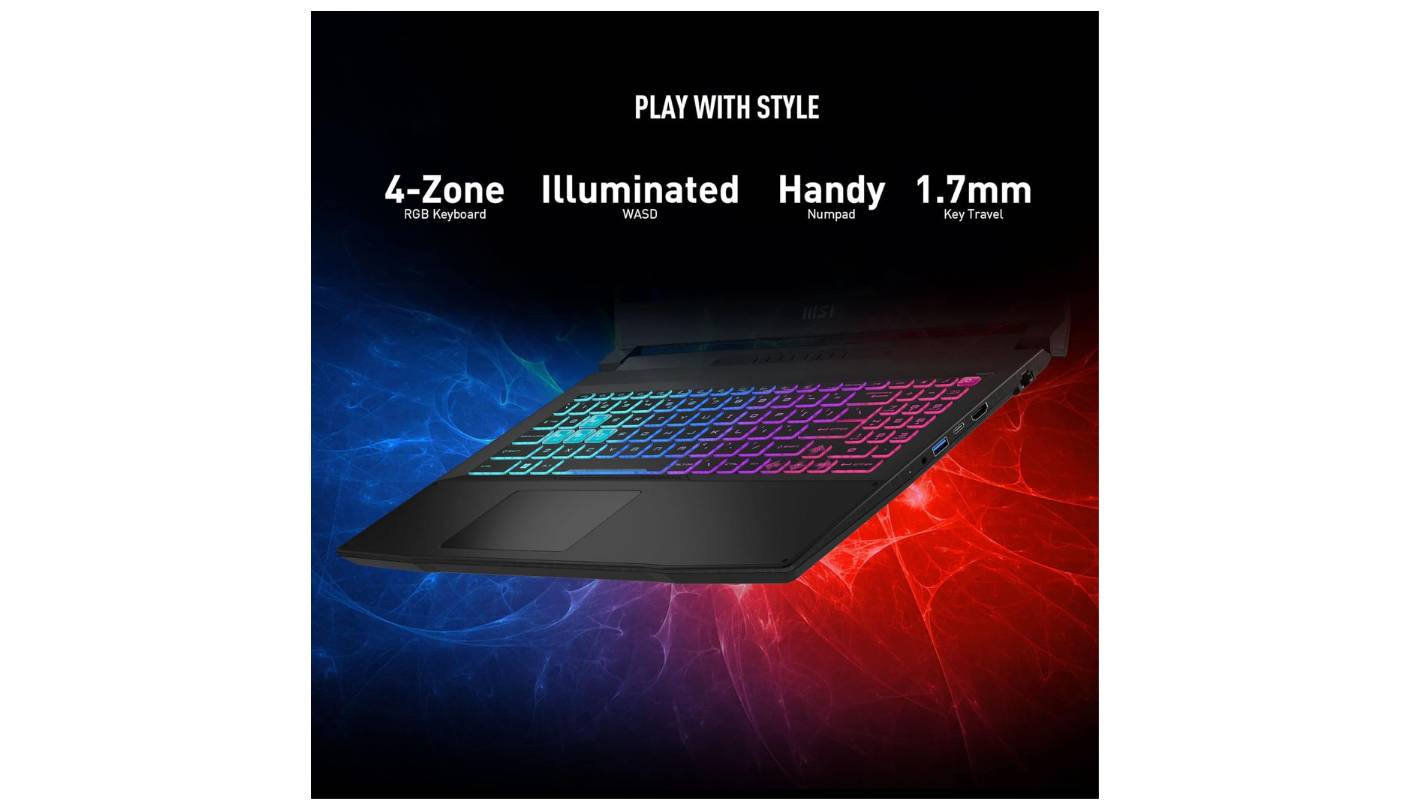 MSI Katana 17 B13VFK 17 inch laptop powerful processor