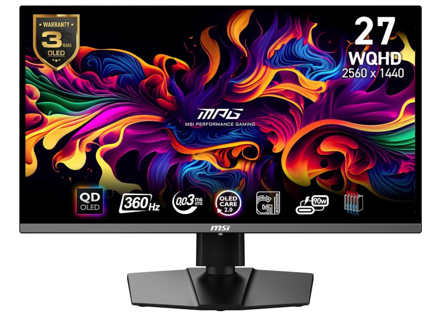 MSI MPG 271QRX OLED monitor gaming performance