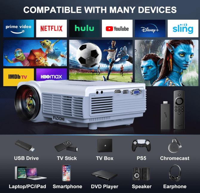 FUDONI SPARE P1 Portative Projector