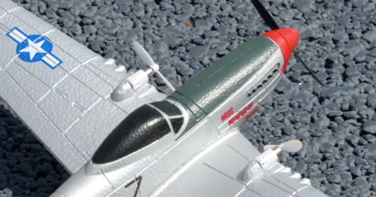 s-idee® Volantex RC Mustang P51 avion rc longue portée