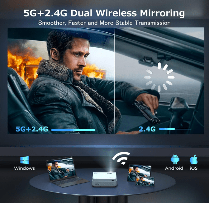 FUDONI V7 LCD Projector