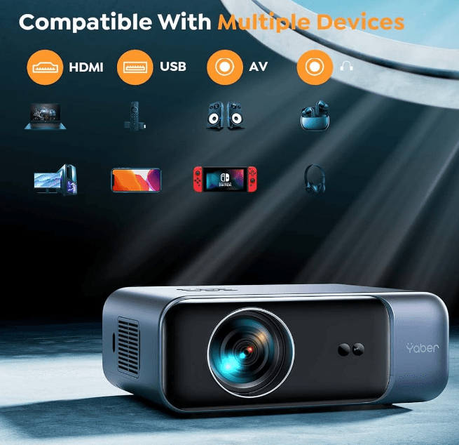 Projecteur domestique YABER V9 Comparaison des projecteurs Yaber