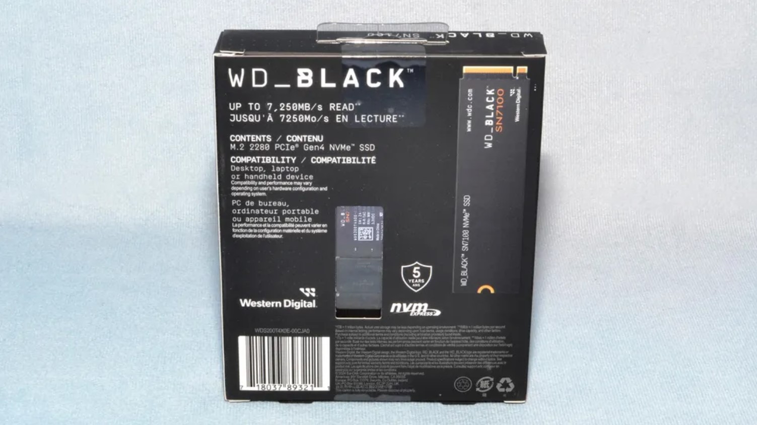 SN7100 versus 990 EVO Plus