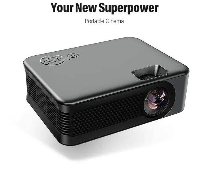 Encalife Portable 4K Mini Projector for Bedroom
