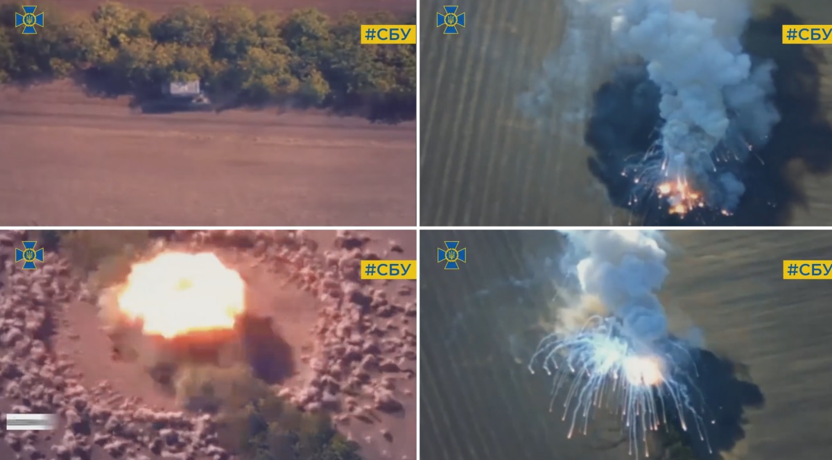 L'HIMARS ha distrutto un sistema lanciafiamme pesante russo TOS-1A con missili termobarici in grado di bruciare aree di 40.000 metri quadrati.