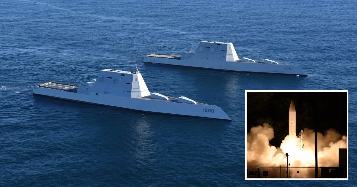 ВМС США хотят до 2029 года оснастить стелс-эсминцы USS Zumwalt и субмарины Virginia гиперзвуковыми ракетами LRHW