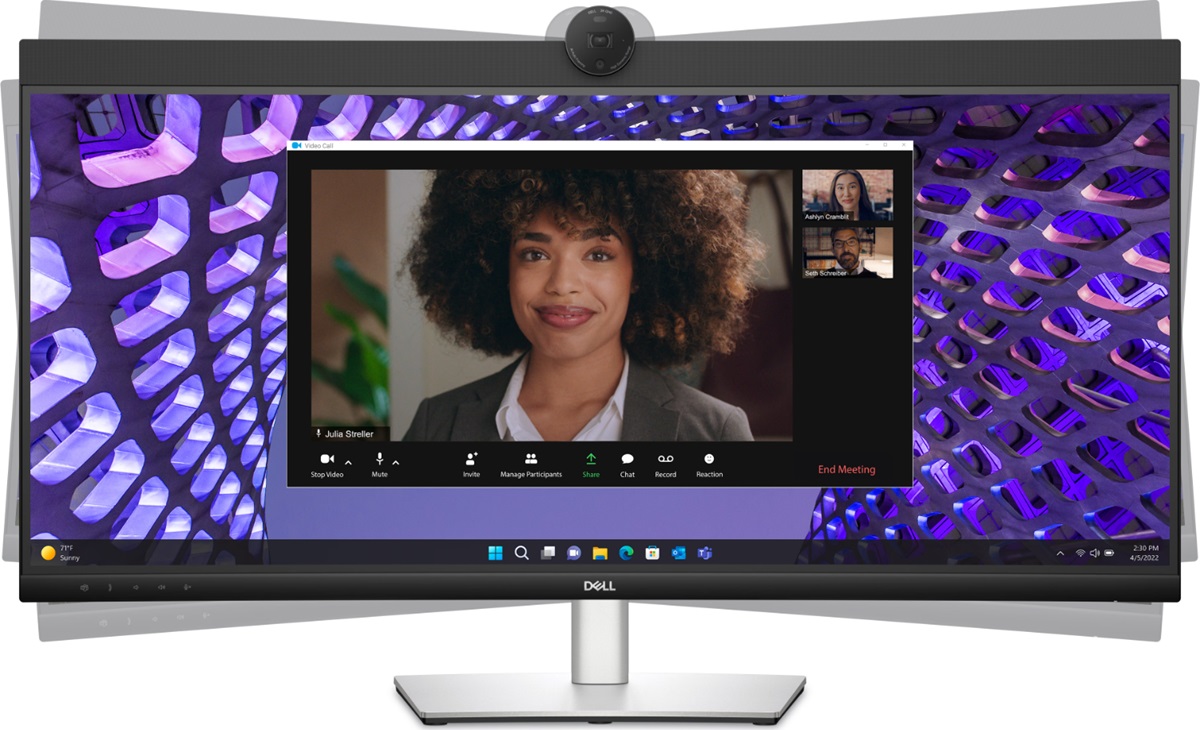 Dell ha presentado un monitor WQHD curvo con acceso a Internet y carga rápida de 90W con un precio de 950 dólares