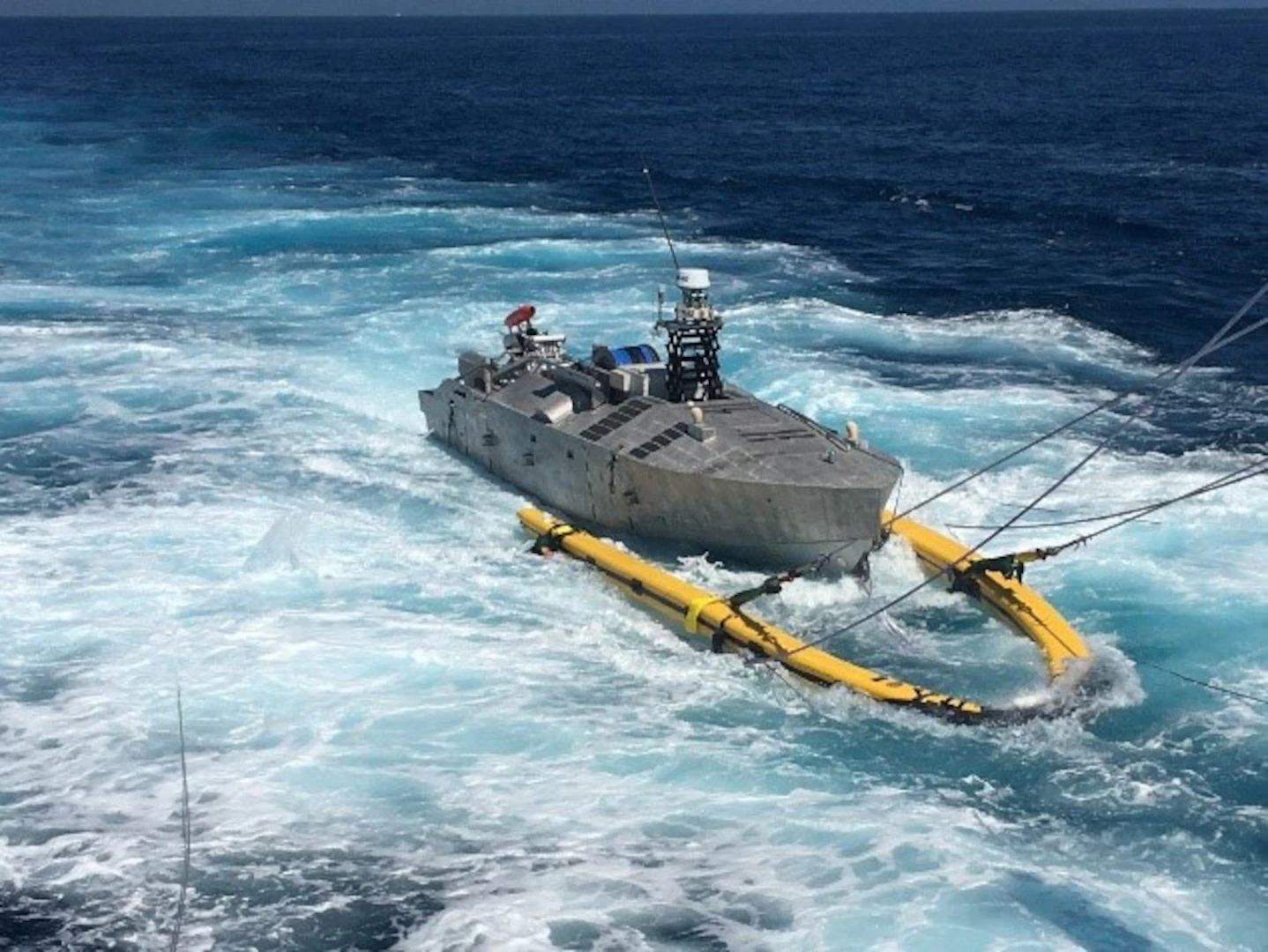 U.S. Navy officially begins using robotic ships