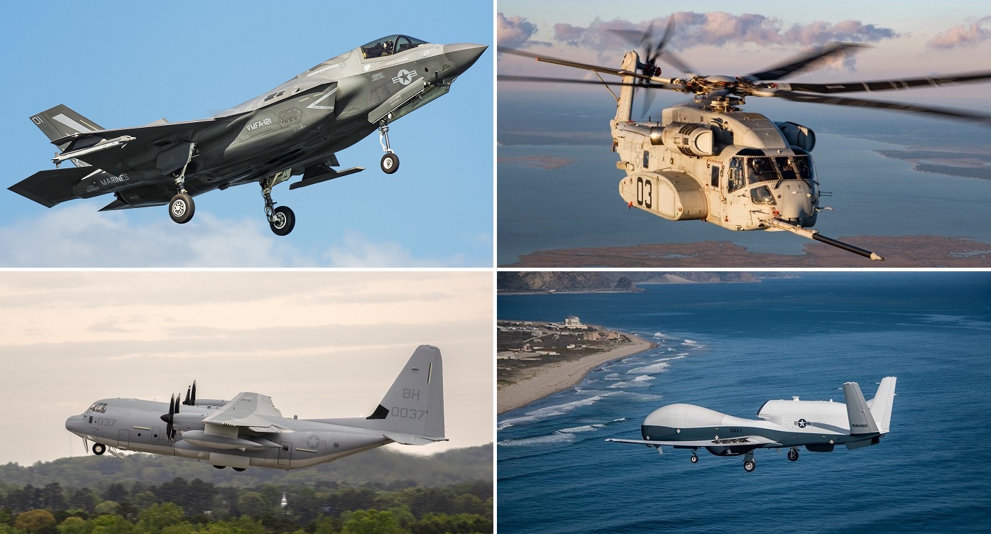 F-35 Lightning II, CH-53K King Stallion, MQ-4C Triton e MQ-9A Reaper - La Marina militare statunitense chiede 17,3 miliardi di dollari per decine di caccia, droni ed elicotteri