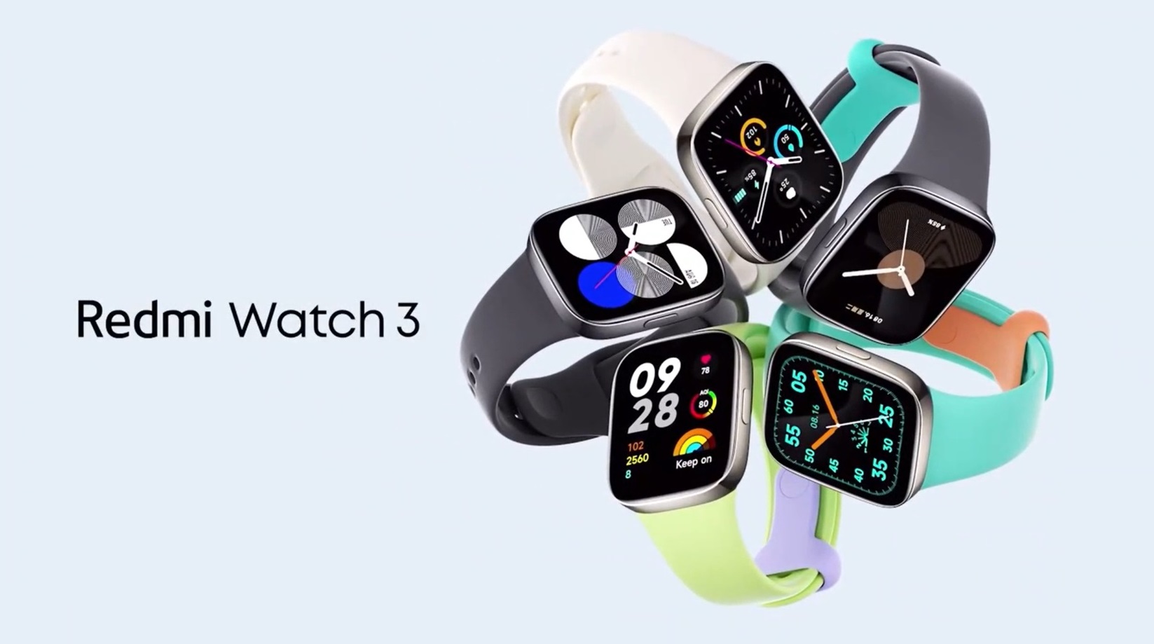 Redmi Watch 3 - écran AMOLED de 1,75", 121 modes sport, GPS et NFC pour 70 $.