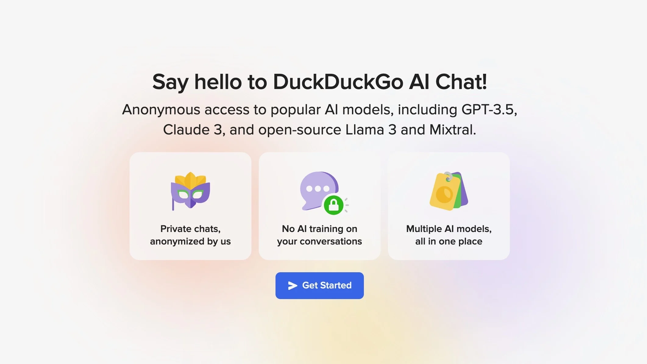 DuckDuckGo bietet AI-Chat mit Fokus auf Datenschutz