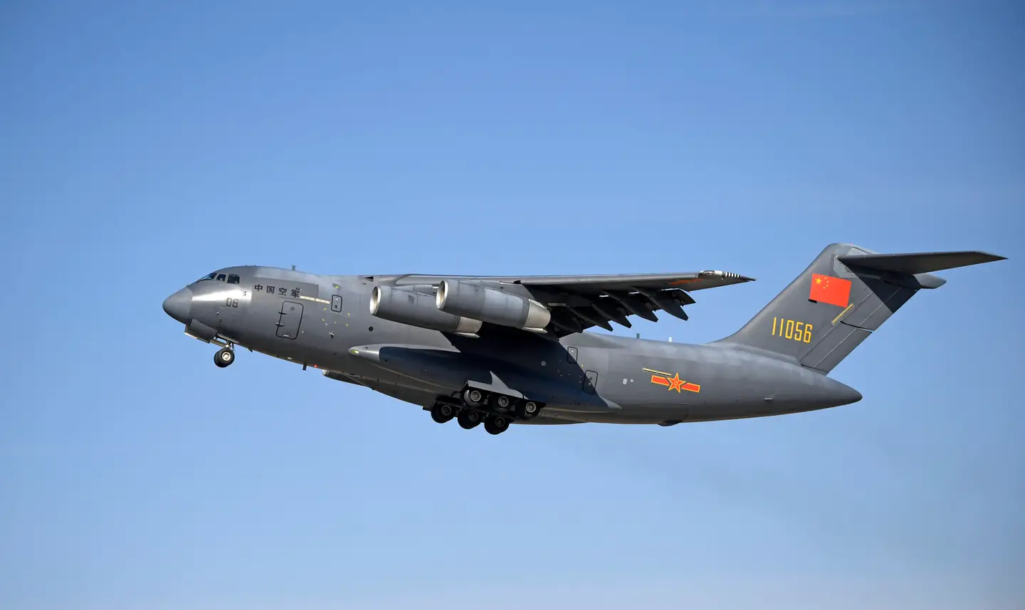Xi'an Y-20B transport aircraft received Chinese WS-20 engines instead of the Russian D-30KP-2