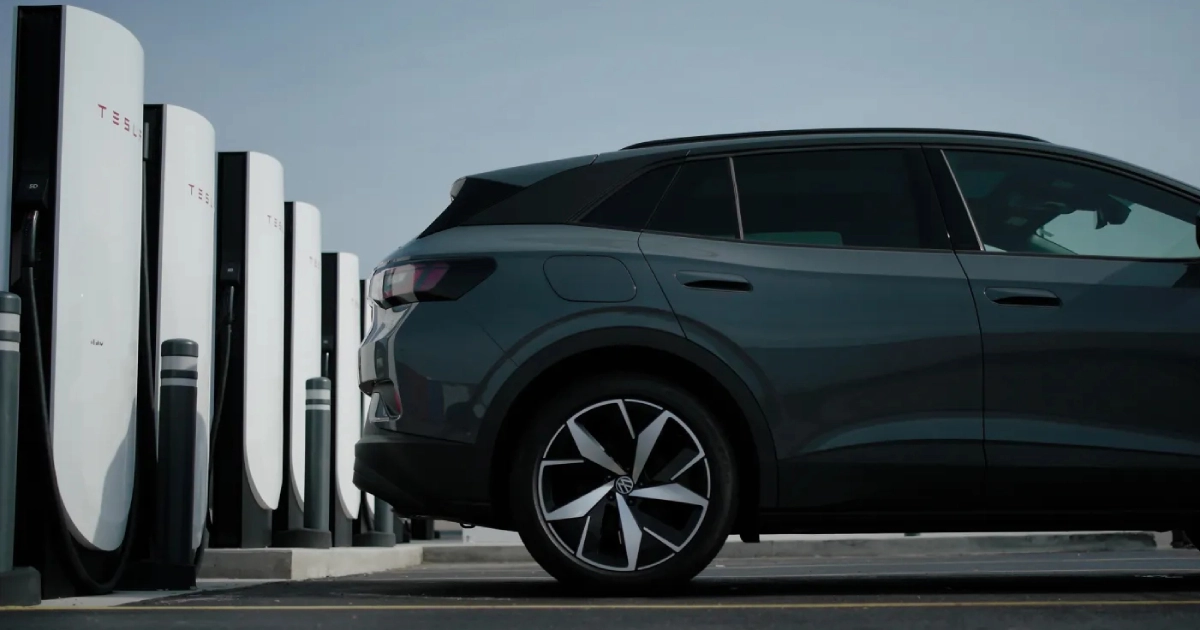 Электромобили Volkswagen наконец-то получили доступ к зарядным станциям Tesla Supercharger