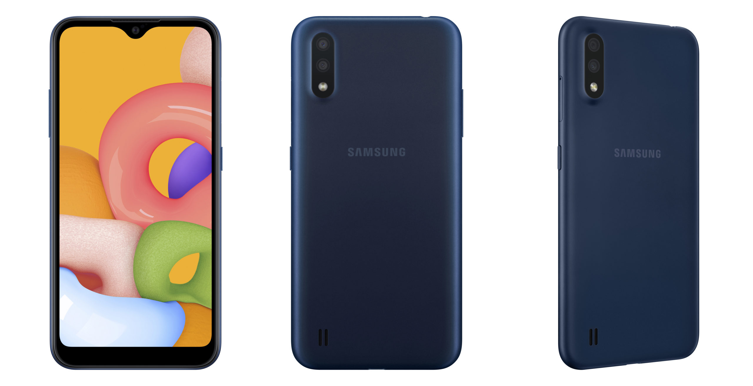 Samsung Galaxy A01: nowy budżetowy smartfon  z 8 GB pamięci RAM, 128 GB pamięci ROM oraz podwójną kamerą fotograficzną