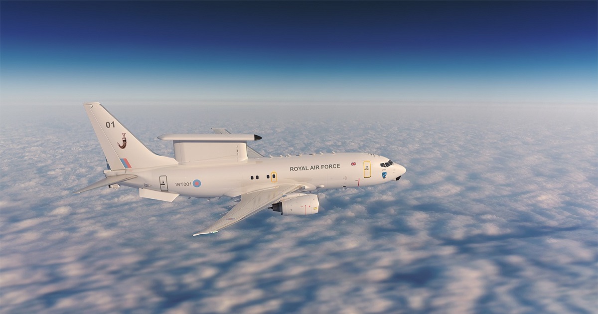 Northrop Grumman установила датчик MESA на британский самолёт E-7 Wedgetail