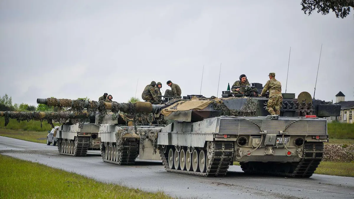 Збройні Сили України показали евакуацію пошкодженого танка Leopard 2A6 за допомогою ремонтної машини Bergepanzer 3