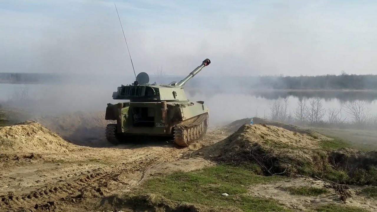ВСУ впервые показали в работе польскую самоходную артиллерийскую установку Goździk