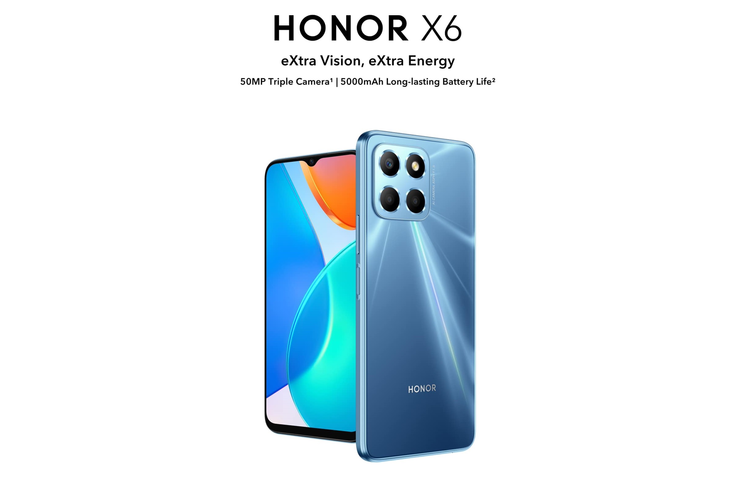 El Honor X6 tendrá una cámara de 50MP, batería de 5000mAh, Android 12 y un chip MediaTek a 130 dólares