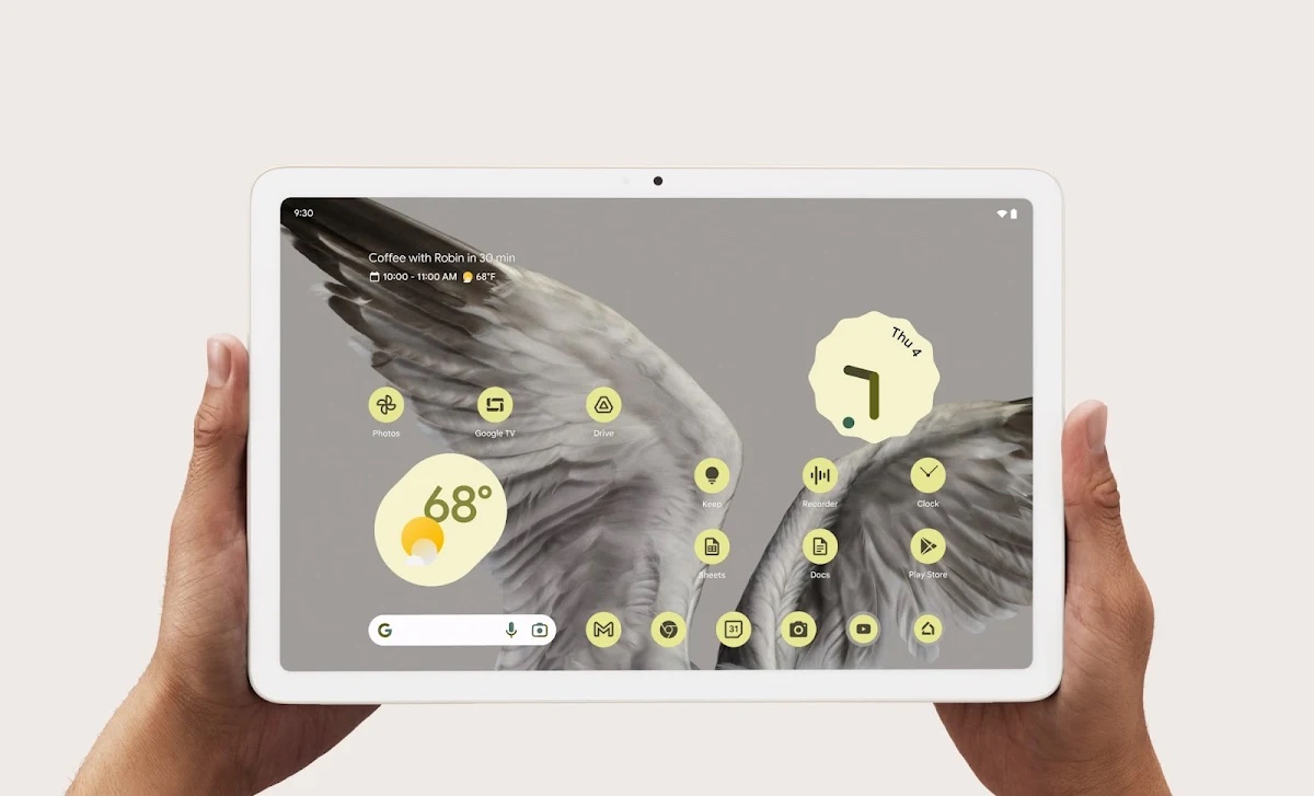 Google Pixel Tablet - Tensor G2, display IPS, supporto per stilo e batteria da 27Wh a partire da 499 dollari