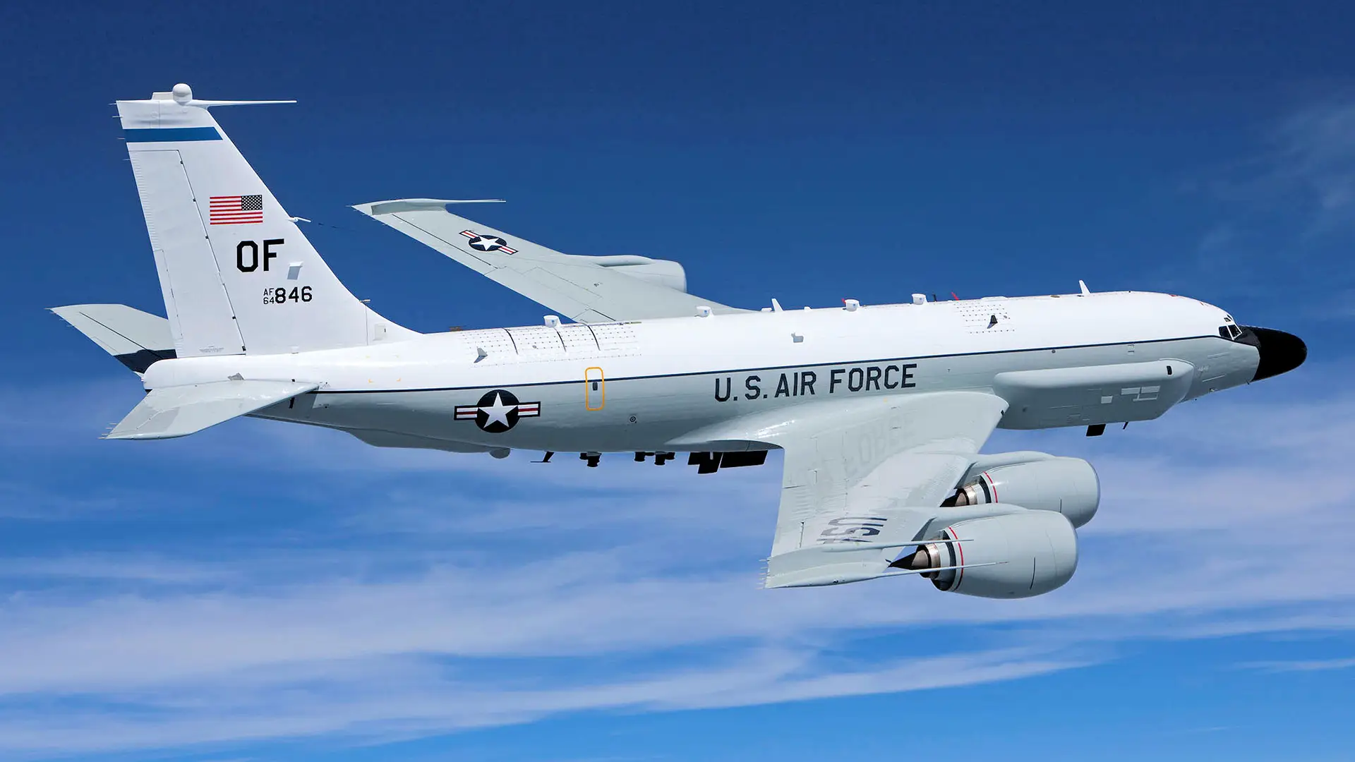 RC-135V/W Rivet Joint performs an unprecedented mission in Europe - a US strategic aircraft flies along the Finnish-Russian border