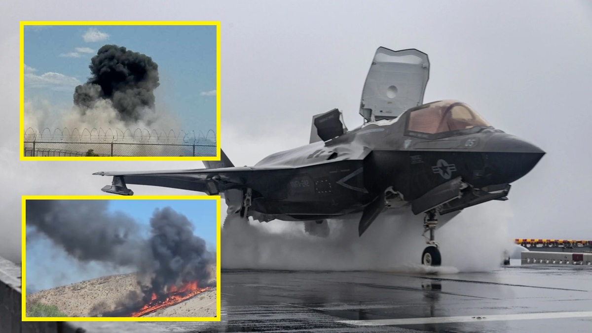У США розбився випробувальний винищувач F-35B Lightning II - пілота з важкими травмами доправили в лікарню