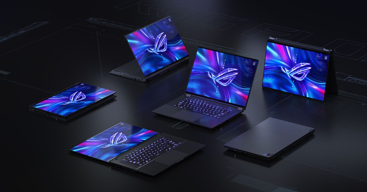 Firma ASUS uaktualniła swoje hybrydowe laptopy i tablet do gier ROG Flow o nowe procesory AMD i Intel, grafikę NVIDIA i większą pojemność baterii