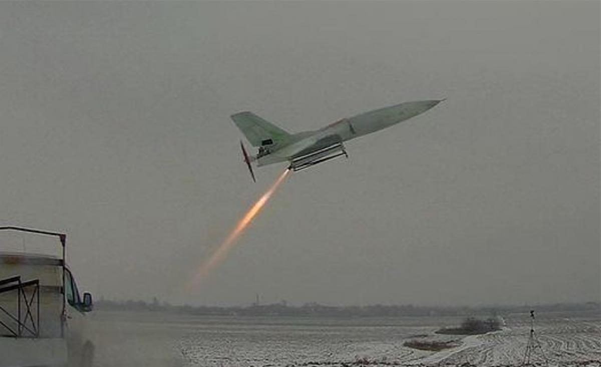 "Ukraińskie Shaheedy": ujawniono wideo z udanego startu ukraińskiego UAV z rakietą