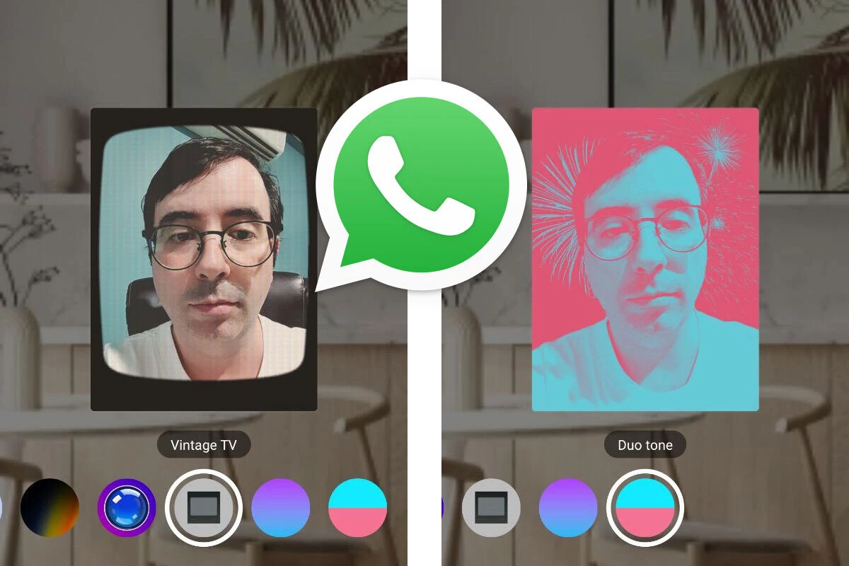WhatsApp Update: anpassbare Hintergründe und visuelle Effekte für Video-Chats hinzugefügt