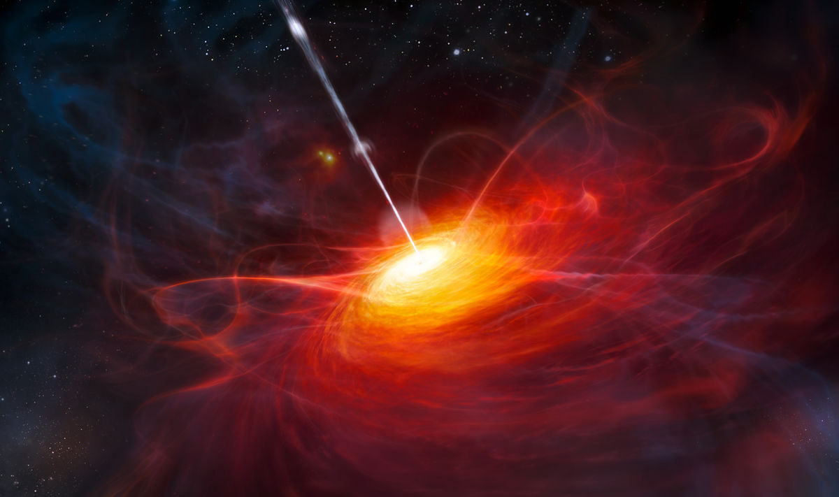 The Milky Way could create a quasar that would stop stars forming and destroy all life in the galaxy