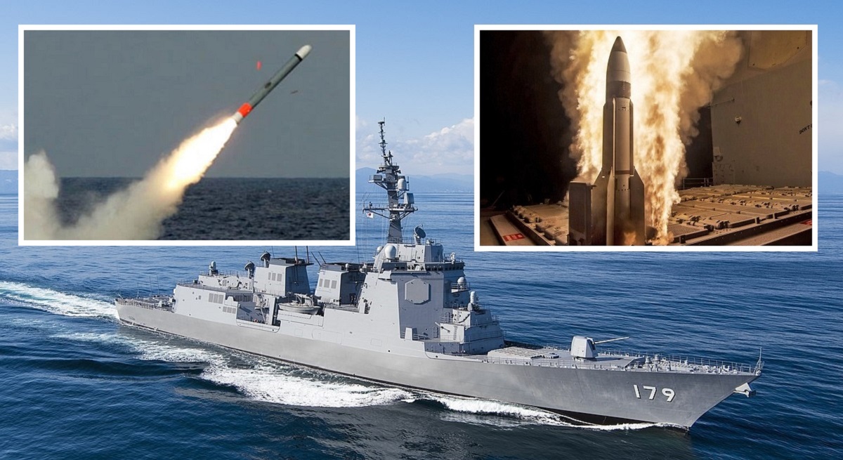 Japón construirá dos buques Aegis de 2.600 millones de dólares con Tipo 12, misiles Tomahawk con un alcance de hasta 1.800 km, interceptores SM-6, SM-3 Block IIA y armas láser.