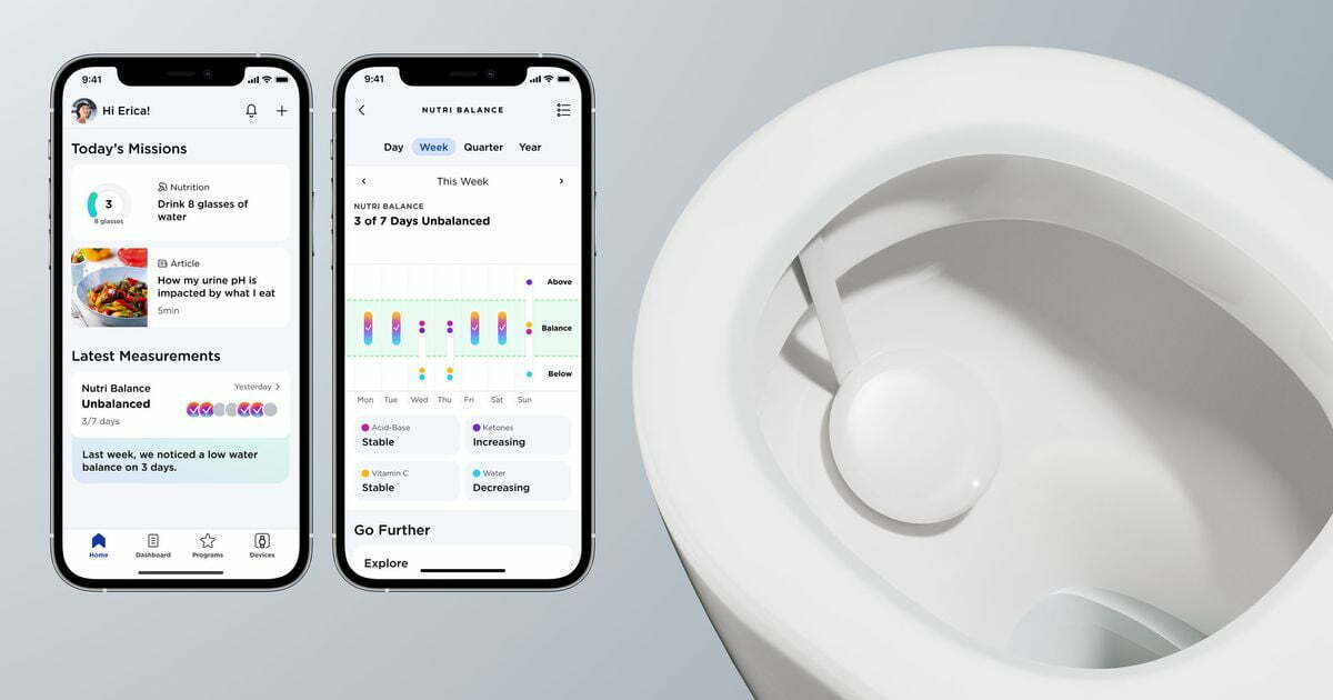 Withings introduced the U-Scan home laboratory, which can analyze human urine