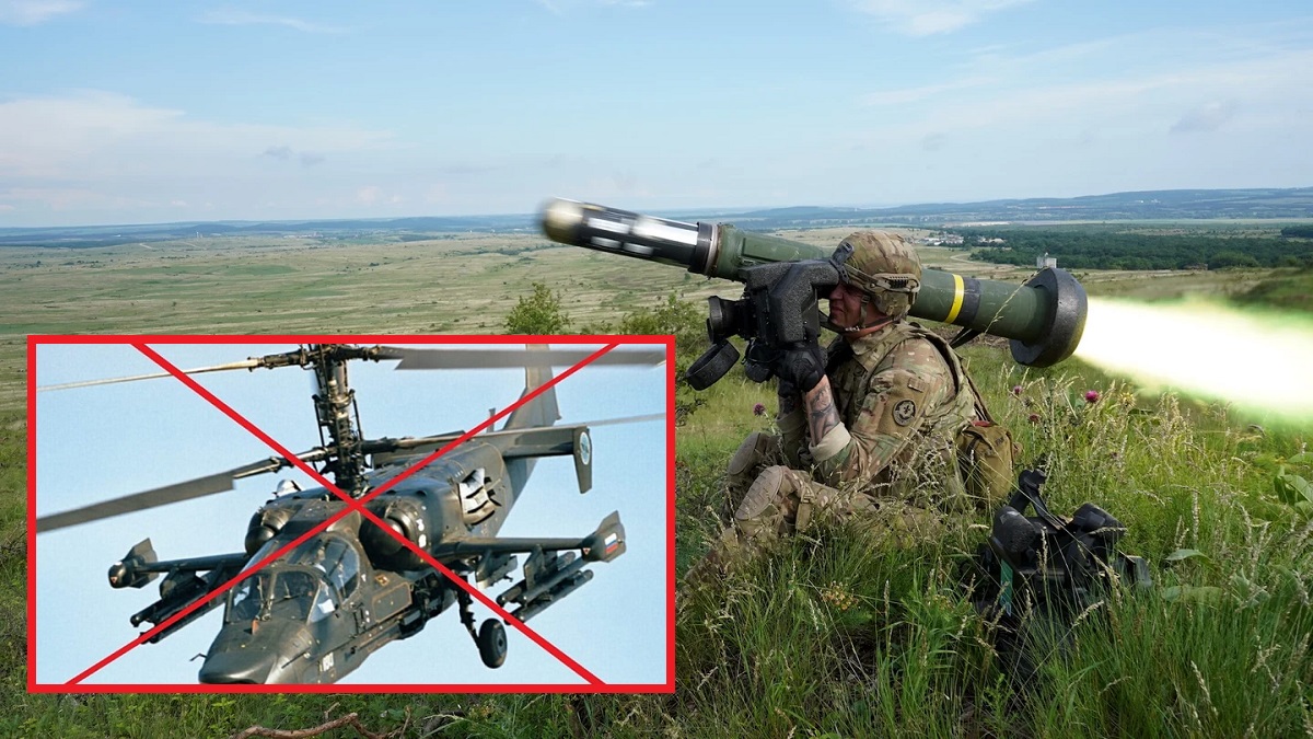 US anti-tank missile destroys first ever helicopter - Javelin shoots down $16m Russian Ka-52