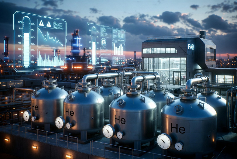 Виробництво напівпровідників та балони з газом