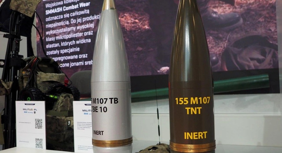 L'azienda polacca MILITUS-PL ha sviluppato proiettili d'artiglieria termobarici per gli obici semoventi AHS Krab