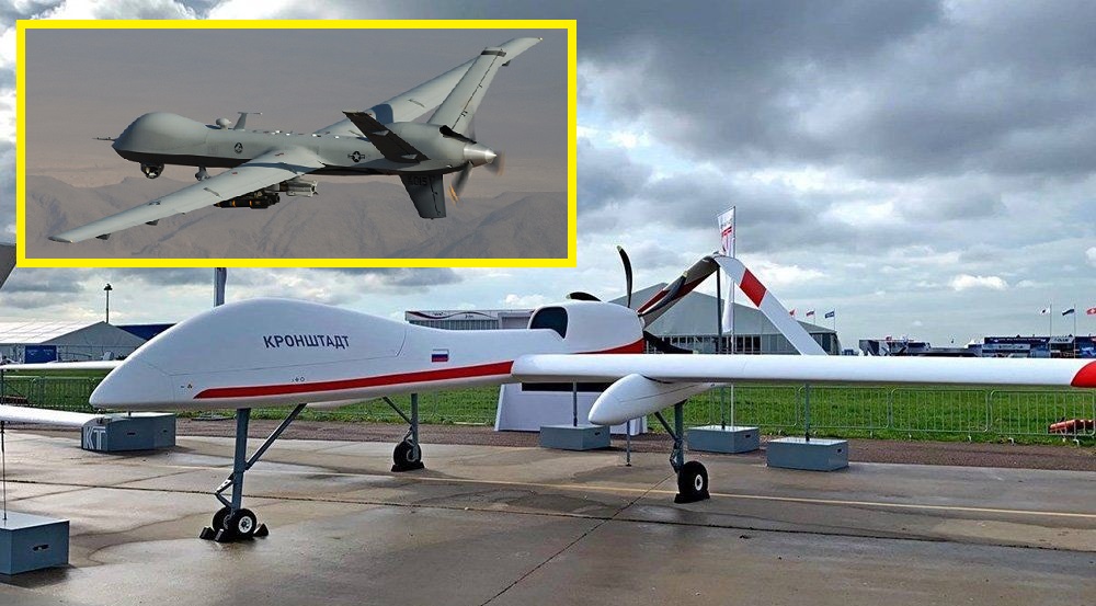 Ruslands Sirius drone is mogelijk geüpgraded met Amerikaanse technologie van de MQ-9 Reaper die boven de Zwarte Zee is neergeschoten.