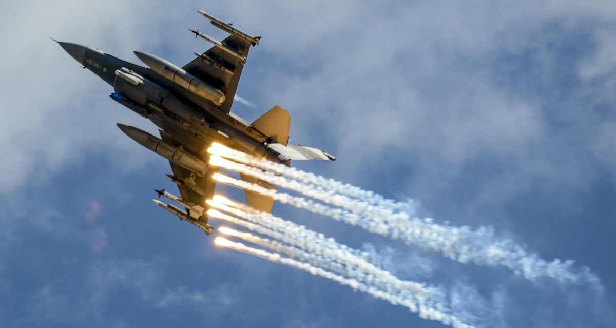 F-16 intercepted a civilian aircraft over Rehoboth Beach while Biden was on vacation at his country home - the fighter dispensed flares to attract the pilot's attention