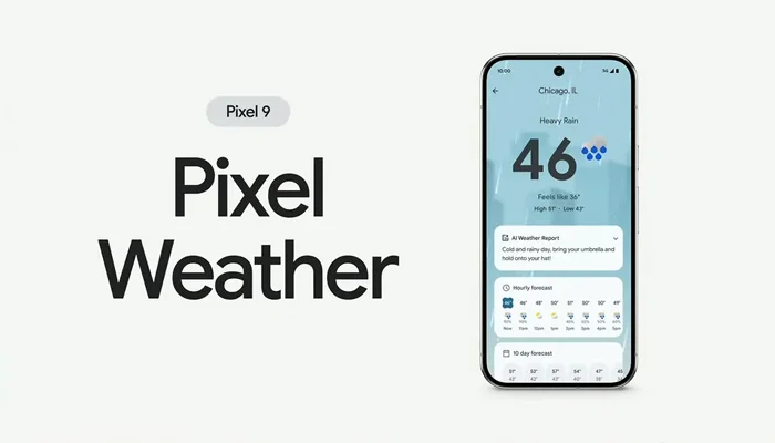 Google updates Pixel Weather app with AI integration and precipitation map