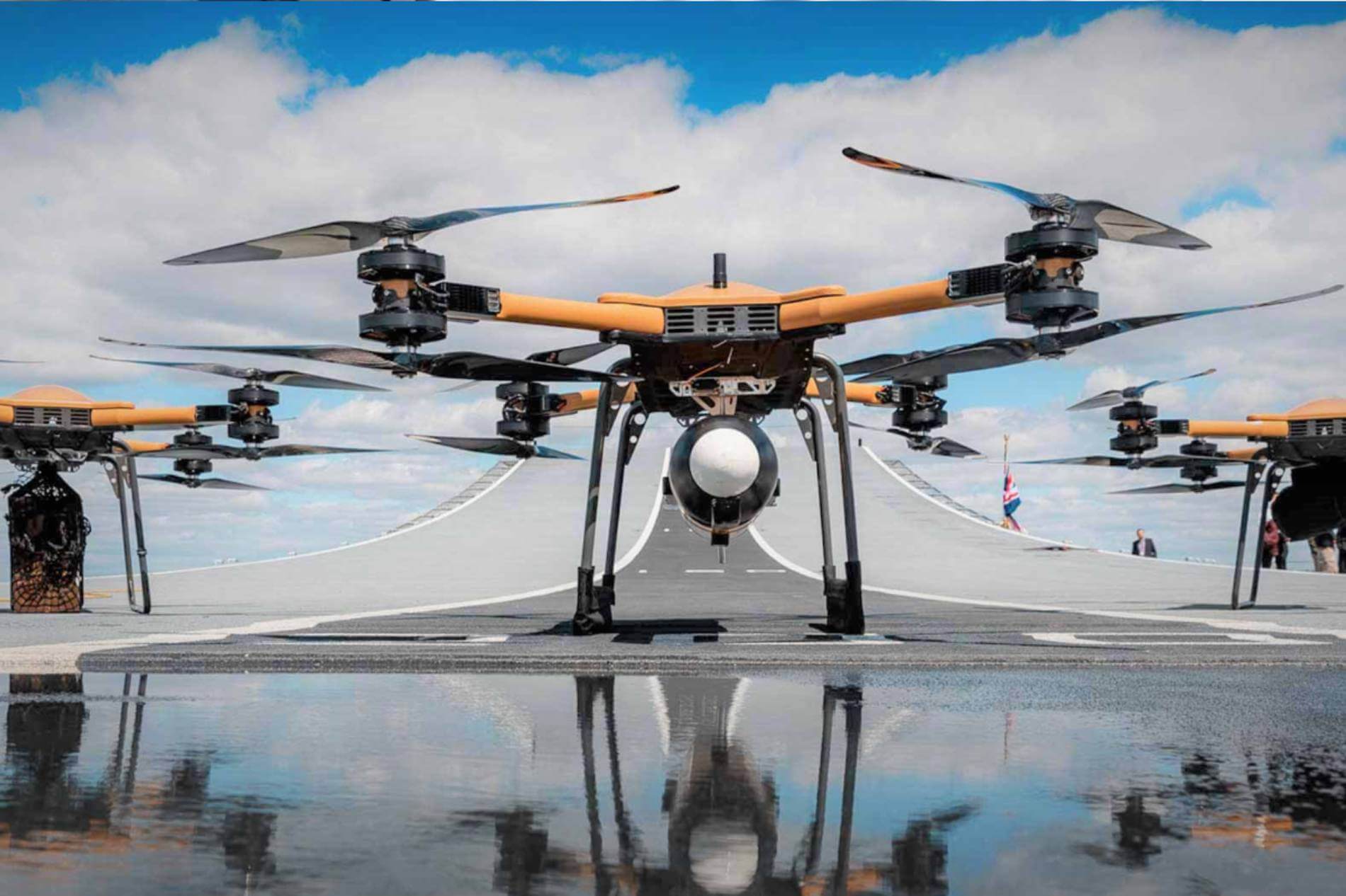 Großbritannien investiert 12.000.000 £ in die Schaffung einer Luftautobahn für Drohnen im Rahmen des Skynet-Projekts