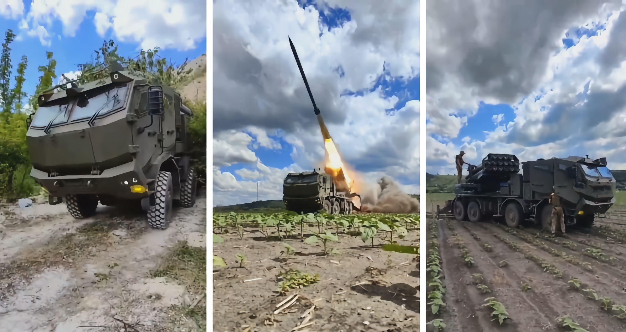 Українські військові вперше показали результати роботи РСЗВ "Буревій" (відео)