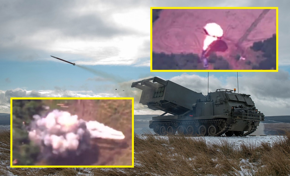 HIMARS/MLRS знищив високоточними снарядами GRMLS російські реактивні системи залпового вогню "Ураган" і "Град"