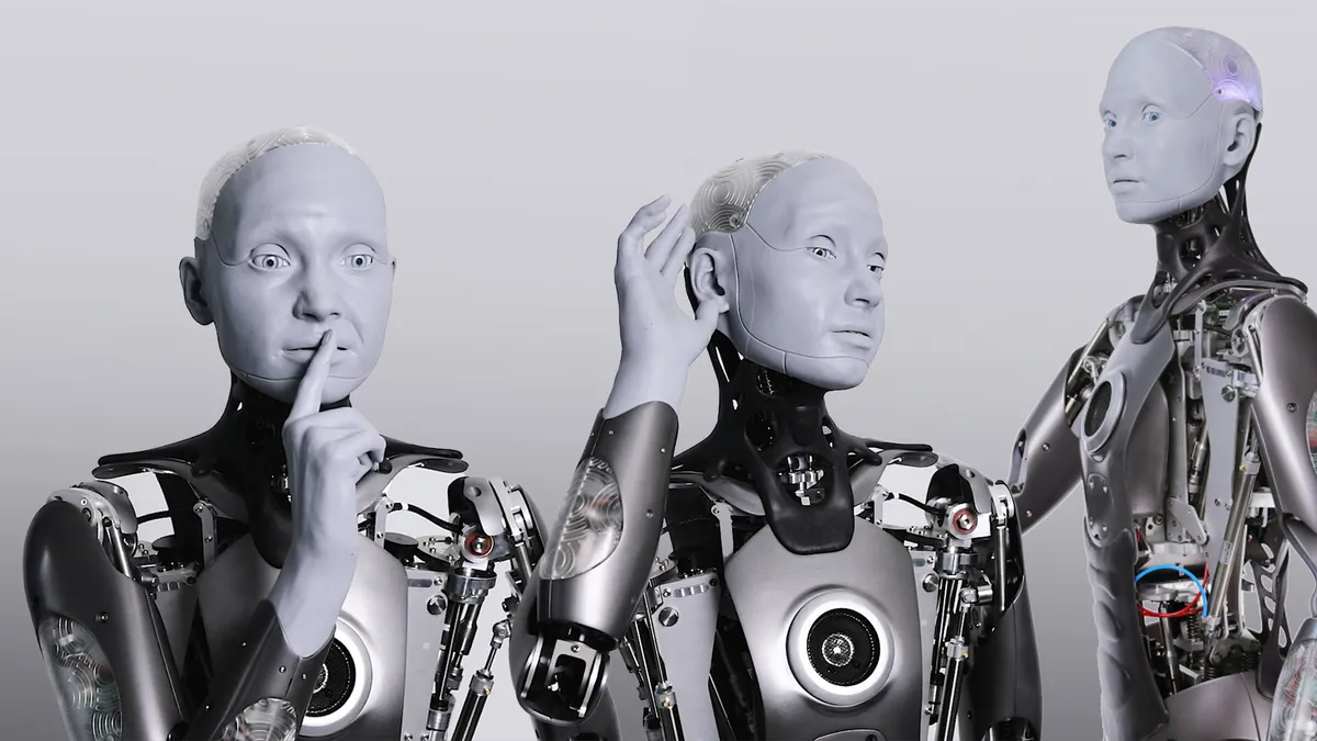 Ameca, un robot humanoïde, apprend à afficher 12 types d'émotions