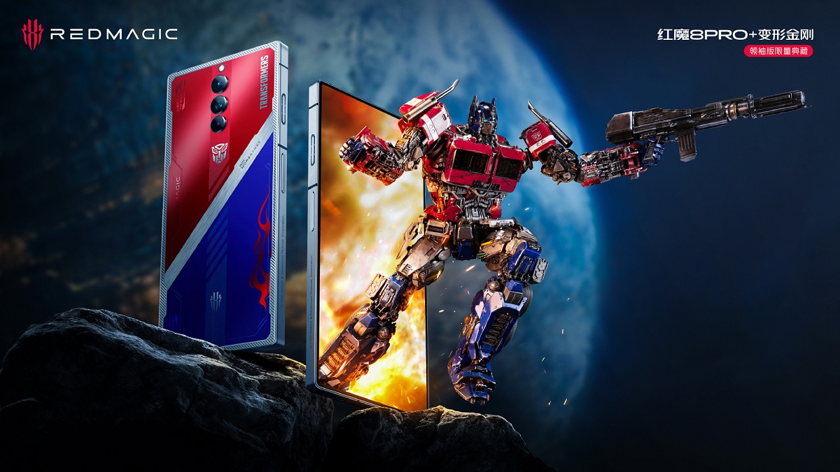 nubia presenta una edición especial del Red Magic 8 Pro+ para los fans de Transformers por 935 dólares
