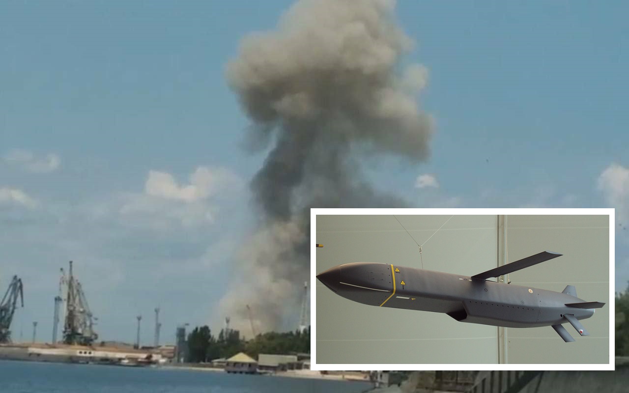 Вооружённые Силы Украины ударили ракетами Storm Shadow по морскому порту в Бердянске, который используется для доставки боеприпасов