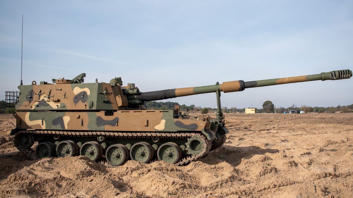 Корея модернизирует самоходные 155-мм гаубицы K9A1 Thunder